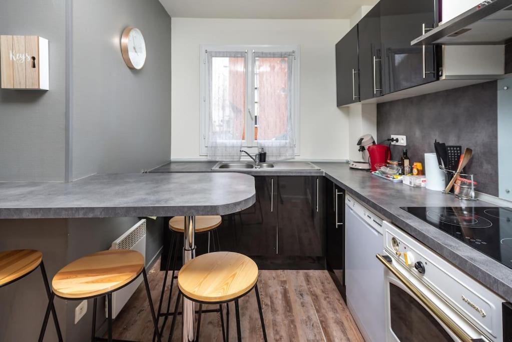 Apartament Duplex Cosy Et Contemporain Avec Parking Prive Amiens Zewnętrze zdjęcie